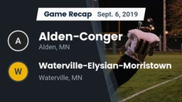 Recap: Alden-Conger  vs. Waterville-Elysian-Morristown  2019