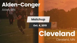 Matchup: Alden-Conger vs. Cleveland  2019