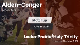 Matchup: Alden-Conger vs. Lester Prairie/Holy Trinity  2019