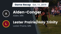 Recap: Alden-Conger  vs. Lester Prairie/Holy Trinity  2019
