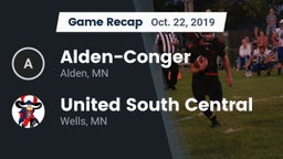Recap: Alden-Conger  vs. United South Central  2019