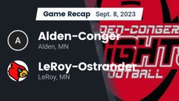 Recap: Alden-Conger  vs. LeRoy-Ostrander  2023