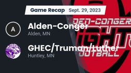 Recap: Alden-Conger  vs. GHEC/Truman/Luther 2023