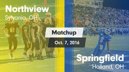 Matchup: Northview vs. Springfield  2016