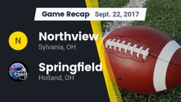 Recap: Northview  vs. Springfield  2017