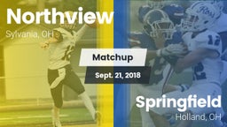 Matchup: Northview vs. Springfield  2018