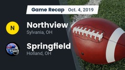 Recap: Northview  vs. Springfield  2019