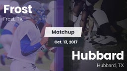 Matchup: Frost vs. Hubbard  2017