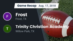 Recap: Frost  vs. Trinity Christian Academy 2018