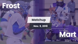Matchup: Frost vs. Mart  2018