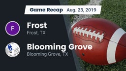 Recap: Frost  vs. Blooming Grove  2019