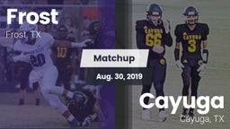 Matchup: Frost vs. Cayuga  2019