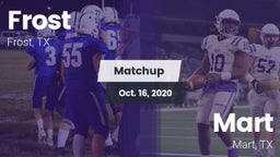 Matchup: Frost vs. Mart  2020