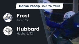 Recap: Frost  vs. Hubbard  2020