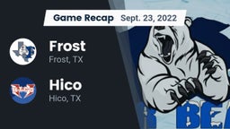 Recap: Frost  vs. Hico  2022