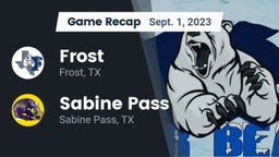 Recap: Frost  vs. Sabine Pass  2023