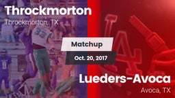 Matchup: Throckmorton vs. Lueders-Avoca  2017