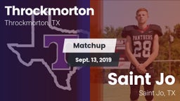 Matchup: Throckmorton vs. Saint Jo  2019