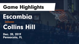 Escambia  vs Collins Hill  Game Highlights - Dec. 20, 2019