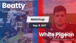 Matchup: Beatty vs. White Pigeon  2016