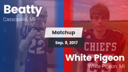 Matchup: Beatty vs. White Pigeon  2017