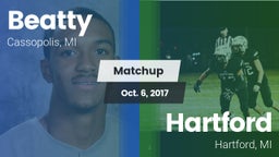 Matchup: Beatty vs. Hartford  2017