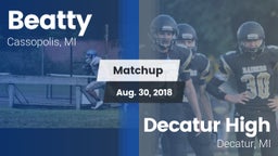 Matchup: Beatty vs. Decatur High  2018