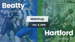 Matchup: Beatty vs. Hartford  2018