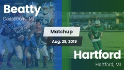 Matchup: Beatty vs. Hartford  2019