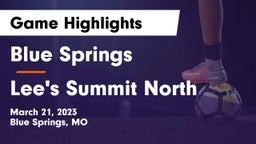 Blue Springs  vs Lee's Summit North  Game Highlights - March 21, 2023