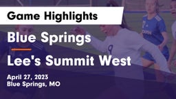 Blue Springs  vs Lee's Summit West  Game Highlights - April 27, 2023