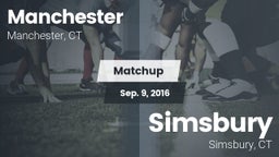 Matchup: Manchester vs. Simsbury  2016