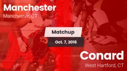 Matchup: Manchester vs. Conard  2016