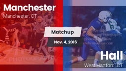 Matchup: Manchester vs. Hall  2016