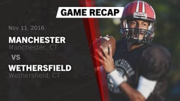 Recap: Manchester  vs. Wethersfield  2016