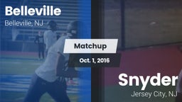 Matchup: Belleville vs. Snyder  2016