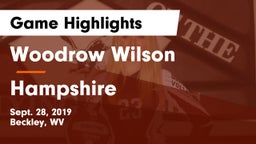 Woodrow Wilson  vs Hampshire  Game Highlights - Sept. 28, 2019