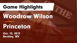 Woodrow Wilson  vs Princeton Game Highlights - Oct. 15, 2019