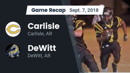 Recap: Carlisle  vs. DeWitt  2018