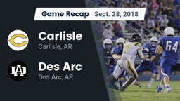 Recap: Carlisle  vs. Des Arc  2018