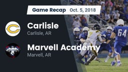 Recap: Carlisle  vs. Marvell Academy  2018