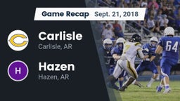 Recap: Carlisle  vs. Hazen  2018