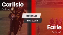 Matchup: Carlisle vs. Earle  2018