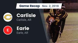 Recap: Carlisle  vs. Earle  2018