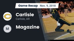 Recap: Carlisle  vs. Magazine 2018