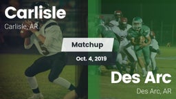 Matchup: Carlisle vs. Des Arc  2019