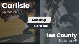 Matchup: Carlisle vs. Lee County  2019