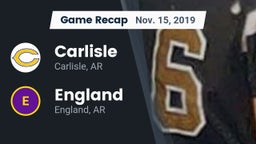 Recap: Carlisle  vs. England  2019