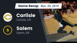 Recap: Carlisle  vs. Salem  2019