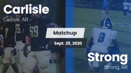 Matchup: Carlisle vs. Strong  2020